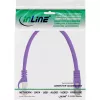 InLine Patchkabel SF/UTP Cat.5e lila 0,3m