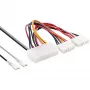InLine interner Stromadapter 20-Pin ATX-NT auf P8/P9 AT-Mainboard + Schalter 20/0,80m