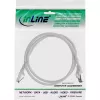 InLine Patchkabel, S/FTP (PiMf), Cat.8.1, 2000 MHz, halogenfrei, grau, 0,5 m