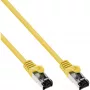 InLine Patchkabel, S/FTP (PiMf), Cat.8.1, 2000MHz, halogenfrei, gelb, 1,5m