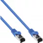 InLine Patchkabel S/FTP PiMF Cat.8.1 halogenfrei 2000 MHz blau, 15 m