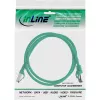 InLine Patchkabel, S/FTP (PiMf), Cat.8.1, 2000MHz, halogenfrei, grün, 1m