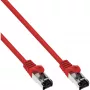 InLine Patchkabel, S/FTP (PiMf), Cat.8.1, 2000MHz, halogenfrei, rot, 5m