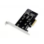 Conceptronic EMRICK 2-in-1 M.2 SSD PCIe Adapter SATA AHCI NVMe