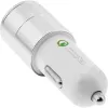 InLine USB Autoladegerät Power-Adapter Quick Charge 3.0, weiß