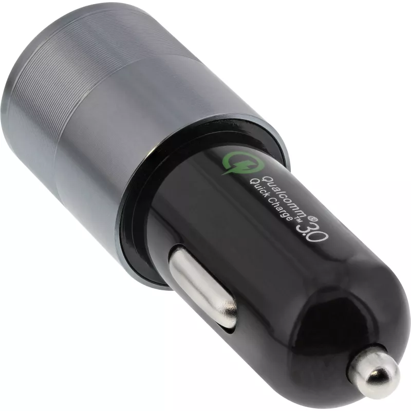 InLine USB-Autoladegerät Netzteil Quick Charge 3.0, schwarz