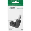 DC-Adapter InLine 5,5×2,5 mm abgewinkelter Stecker Stecker–Buchse, 5 V Eingang, innen, schwarz