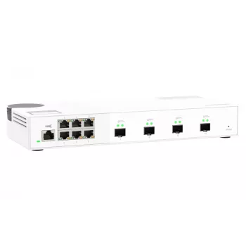 QNAP QSW-M2106-4S Netzwerk-Switch Managed L2 2,5G Ethernet (100/1000/2500) Weiß