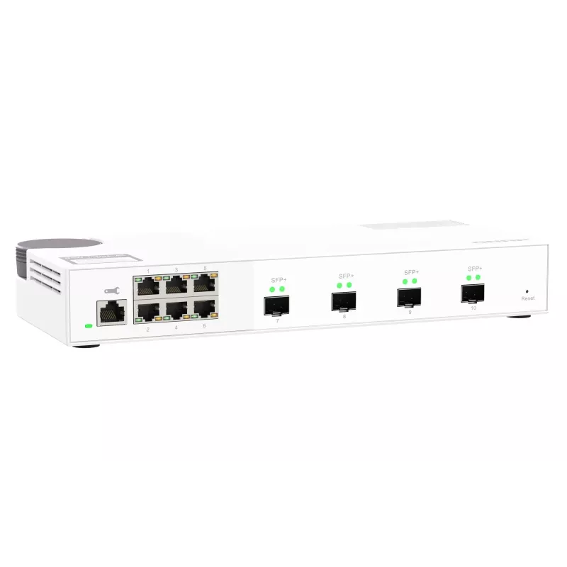 QNAP QSW-M2106-4S Netzwerk-Switch Managed L2 2,5G Ethernet (100/1000/2500) Weiß