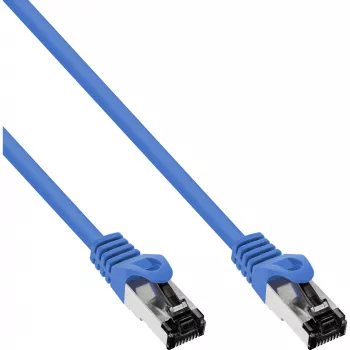 InLine Patchkabel S/FTP PiMF Cat.8.1 halogenfrei 2000MHz blau, 5m
