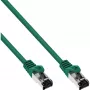 InLine Patchkabel, S/FTP (PiMf), Kat.8.1, 2000 MHz, halogenfrei, grün, 2 m