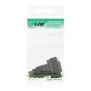 InLine HDMI zu DVI Adapter HDMI Stecker / 24+1 Buchse 180° abgewinkelt vergoldet
