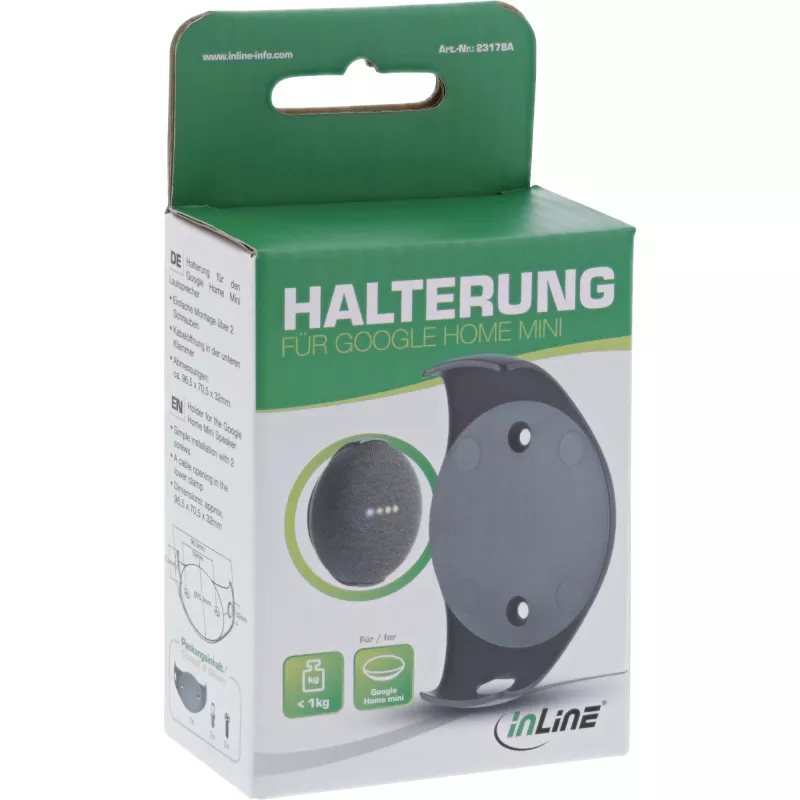 Wandhalterung InLine Google Home Mini 23178A