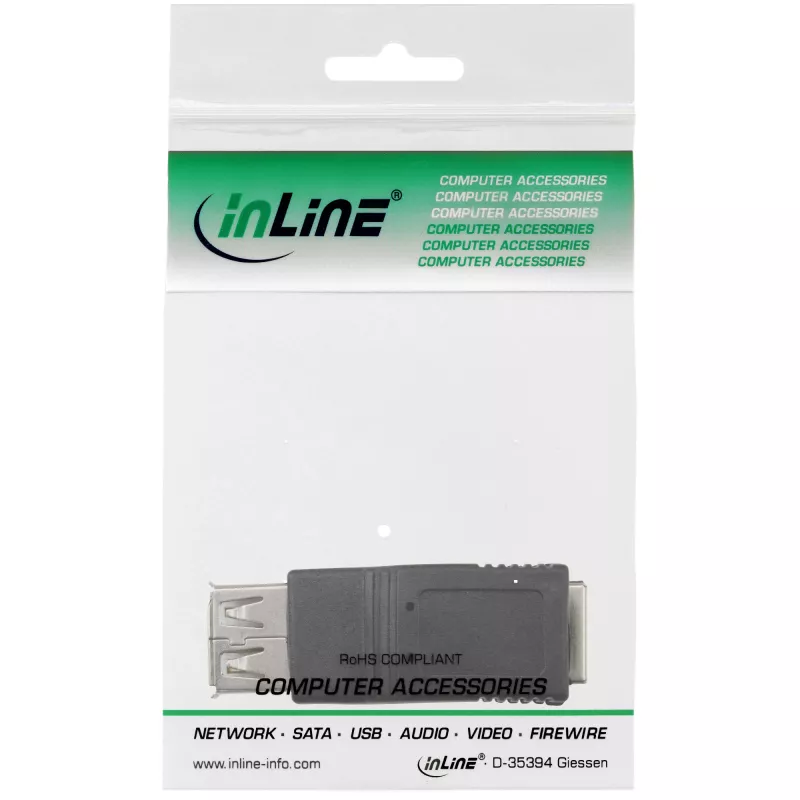 USB-Adapter 2.0 InLine 33300 Typ A Buchse / Typ A Buchse