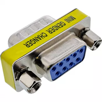 InLine Mini Adapter 9 Pin serial male / female