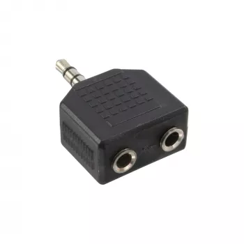 InLine Audio Adapter 3,5 mm Stecker / 2x 3,5 mm Stereo Buchse