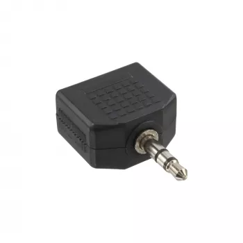 InLine Audio Adapter 3,5 mm Stecker / 2x 3,5 mm Stereo Buchse