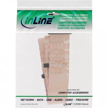 InLine SCSI U320 Flachbandkabel, 68-polig, für 2 Geräte, mit Terminator