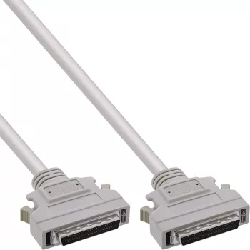 InLine SCSI II Kabel 50 Pin Mini D-Sub Stecker/Stecker 1m Beige