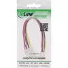 InLine Internes Y-Stromkabel 1x 5,25 Zoll Molex / 2x 3,5 Zoll Floppy 0,20 m