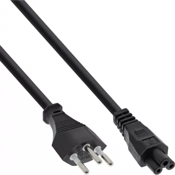 InLine Stromkabel für Notebook Schweiz 3-Pin-Kupplung 2m