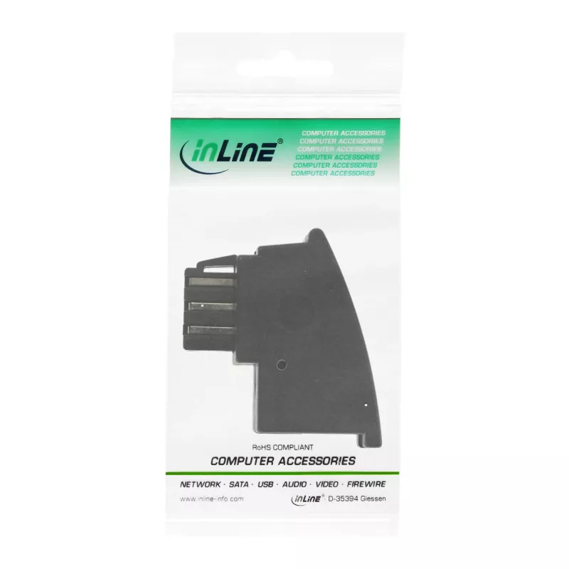 InLine TAE-F Adapter TAE-F-Stecker / RJ11-Buchse