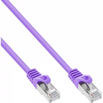 InLine Patchkabel SF/UTP Cat.5e lila 7,5 m