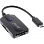 InLine Kartenleser USB 3.1 USB-C, für SD/SDHC/SDXC, microSD, UHS-II kompatibel