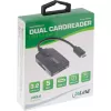 InLine Kartenleser USB 3.1 USB-C, für SD/SDHC/SDXC, microSD, UHS-II kompatibel