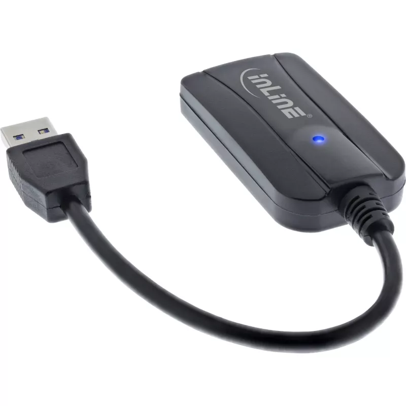 InLine Kartenleser USB 3.1 USB-A, für SD/SDHC/SDXC, microSD, UHS-II-kompatibel