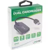 InLine Kartenleser USB 3.1 USB-A, für SD/SDHC/SDXC, microSD, UHS-II-kompatibel
