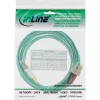 InLine Glasfaser-Duplexkabel LC/SC 50/125µm OM3 35m