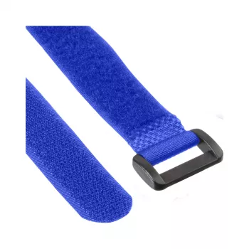 InLine Kabelbinder Klettverschluss 20 x 400 mm 10 Stk. blau