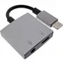 InLine USB-C Audio-Adapterkabel, USB-C auf 3,5-mm-Klinke + PD 30 W