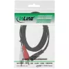 Audiokabel 2x Cinch-Stecker / 3,5 mm Stereo-Stecker 10 m InLine 89936