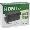 InLine HDMI Switch 5-Port 4K2K@60Hz HDCP 2.2 Schwarz