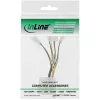 Stromadapterkabel Molex InLine 33341A 0,05 m 4x Lüfteranschluss