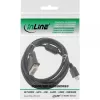 InLine HDMI-DVI Kabel 19 Pin Stecker / 18+1 Stecker + Ferritkern schwarz 1,8 m