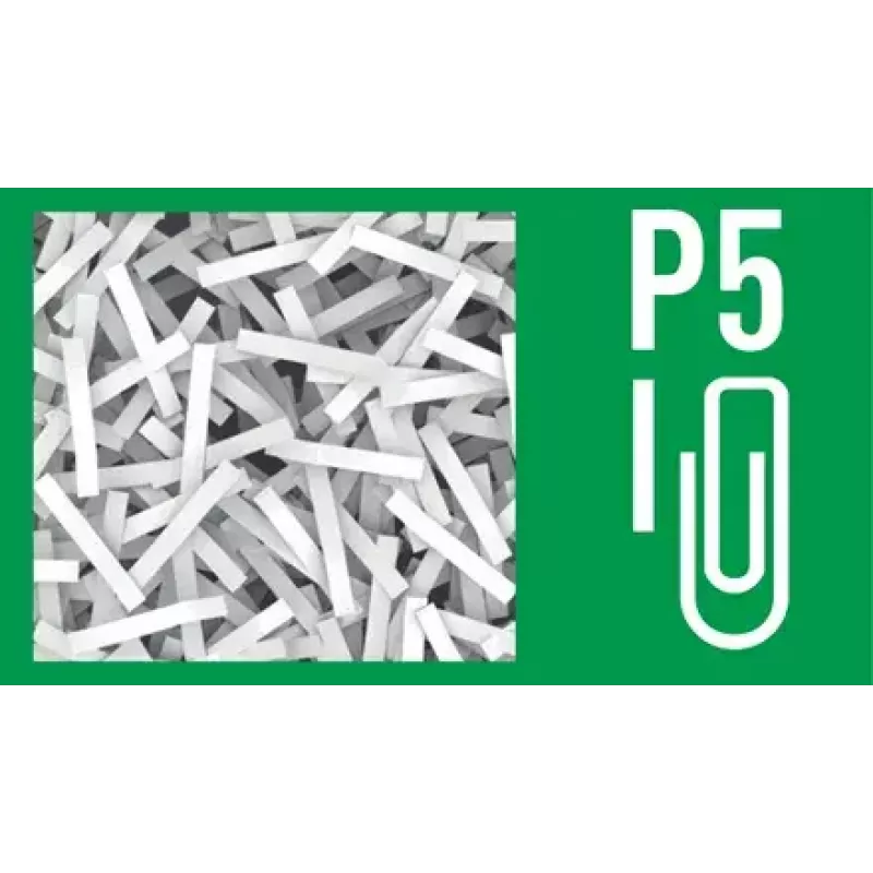 Aktenvernichter LEITZ IQ Protect Premium 6M P5 – Mikroschnitt, 18 L, Touch-Steuerung, 351×204×355 mm