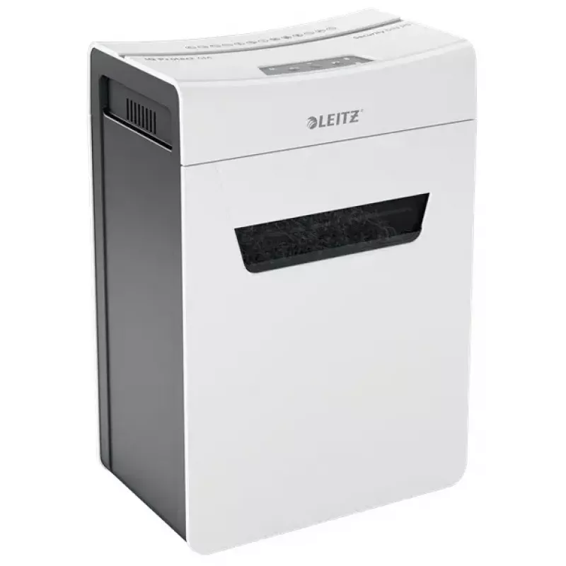Aktenvernichter LEITZ IQ Protect Premium 6M P5 – Mikroschnitt, 18 L, Touch-Steuerung, 351×204×355 mm