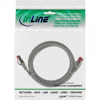 InLine Patchkabel S/FTP PiMF Cat.6 250MHz PVC CCA grau 5m