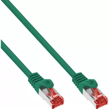 InLine Patchkabel S/FTP PiMF Cat.6 250MHz PVC CCA grün 7,5m