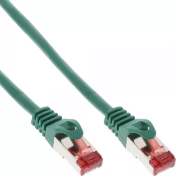 InLine Patchkabel S/FTP PiMF Cat.6 250MHz PVC CCA grün 10m