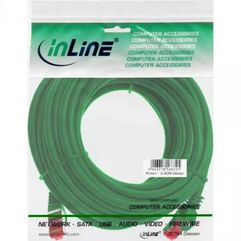InLine Patchkabel S/FTP PiMF Cat.6 250MHz PVC CCA grün 10m
