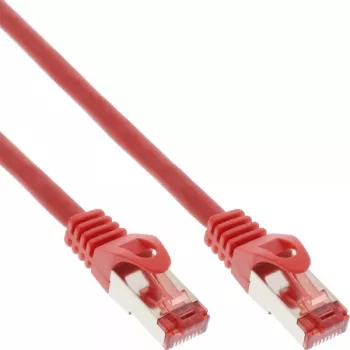InLine Patchkabel S/FTP PiMF Cat.6 250MHz PVC CCA rot 0,5m
