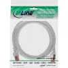InLine Patchkabel S/FTP PiMF Cat.6 250MHz PVC CCA weiß 0,3m
