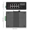 Industrial Switch Intellinet 8-Port Gigabit Ethernet PoE+