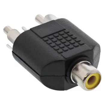 Audio-Adapter Cinch-Buchse / 2x Cinch-Stecker InLine 99311