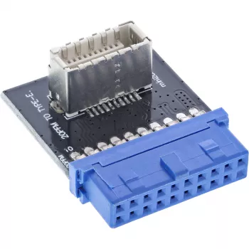 InLine USB 3.0 auf USB 3.1 Front Panel Key-B Adapter intern Mehrfarbig