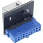 InLine USB 3.0 auf USB 3.1 Frontblende Key-A Adapter gerade intern